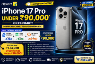 Buy iPhone 17 Pro for Less Than ₹90,000 Flipkart Deal, Features & Performance Review (2026)